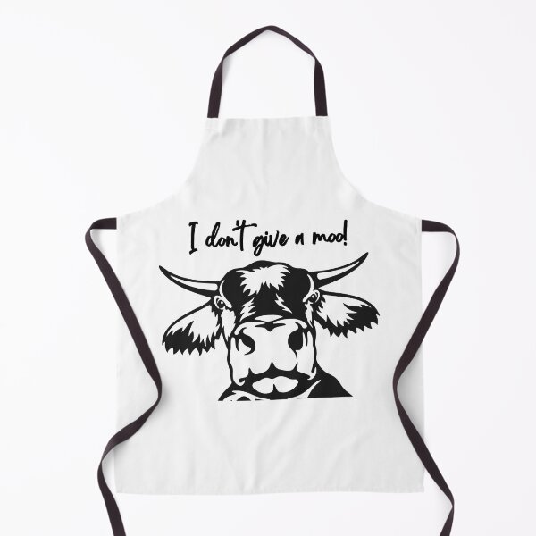 Item preview, I don't give a moo! funny cow animal lover pet lover meme unique quote IDC designed and sold by LoveYaToo.