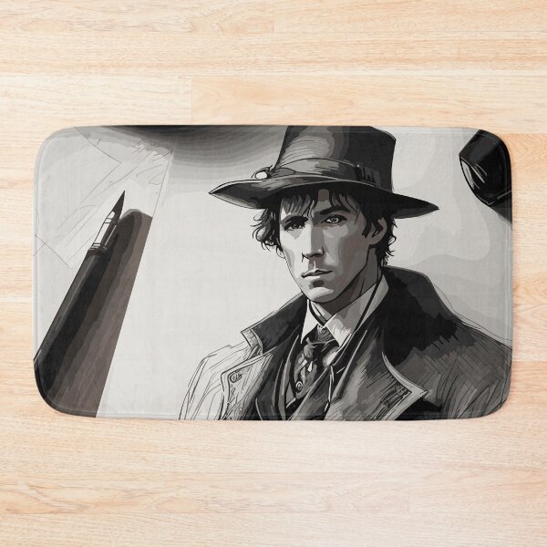 Item preview, Pencil sketch, portrait of a man designed and sold by CatCoconut-Art.