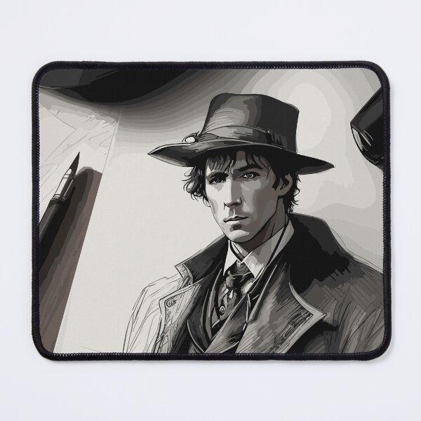 Item preview, Pencil sketch, portrait of a man designed and sold by CatCoconut-Art.