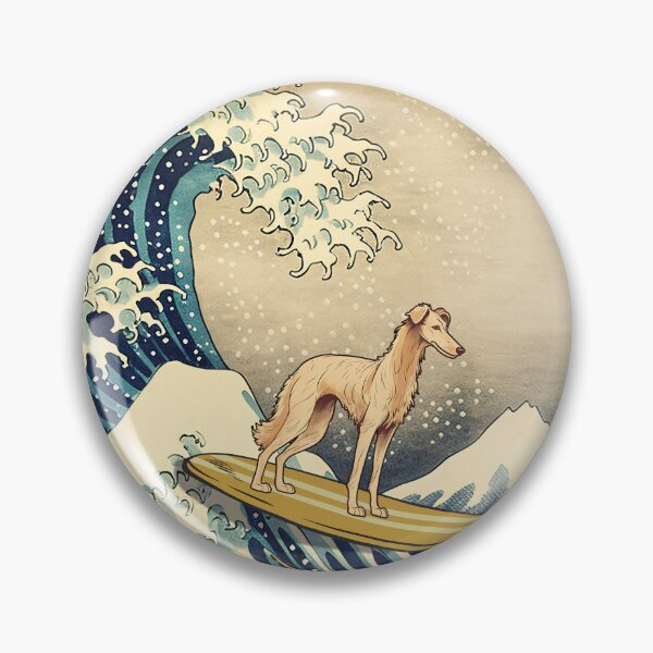 Item preview, Silken Windhound Kanagawa Japanese Surfing Wave designed and sold by rafaeltto.