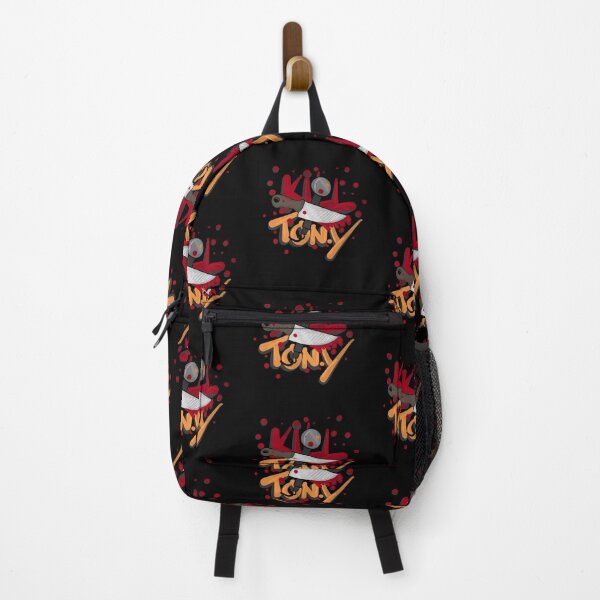 Item preview, Kill Tony Cartoon Knife  & Mic Design In Red And Yellow designed and sold by Kill Tony Fan Designs.