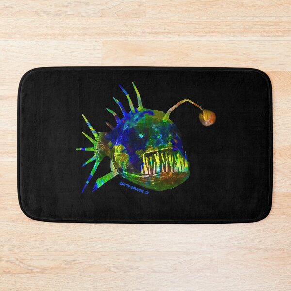 Item preview, Angler Fish From Squid Smack VR - but in cool colors! designed and sold by SquidSmackMerch.