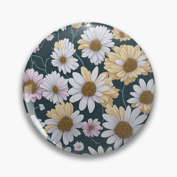 Artikelvorschau, Crisp Daisy Illustration: Gedämpfte Eleganz entworfen und verkauft von pattern-atelier.