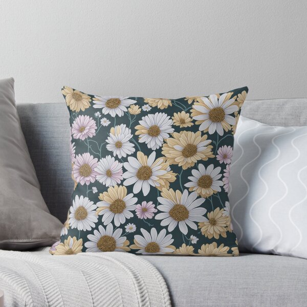 Artikelvorschau, Crisp Daisy Illustration: Gedämpfte Eleganz entworfen und verkauft von pattern-atelier.
