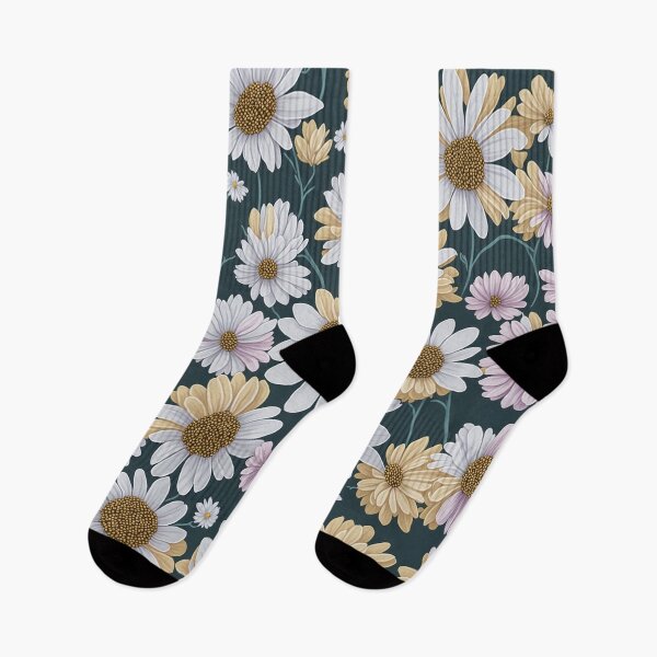 Artikelvorschau, Crisp Daisy Illustration: Gedämpfte Eleganz entworfen und verkauft von pattern-atelier.