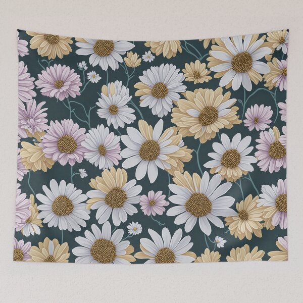 Artikelvorschau, Crisp Daisy Illustration: Gedämpfte Eleganz entworfen und verkauft von pattern-atelier.