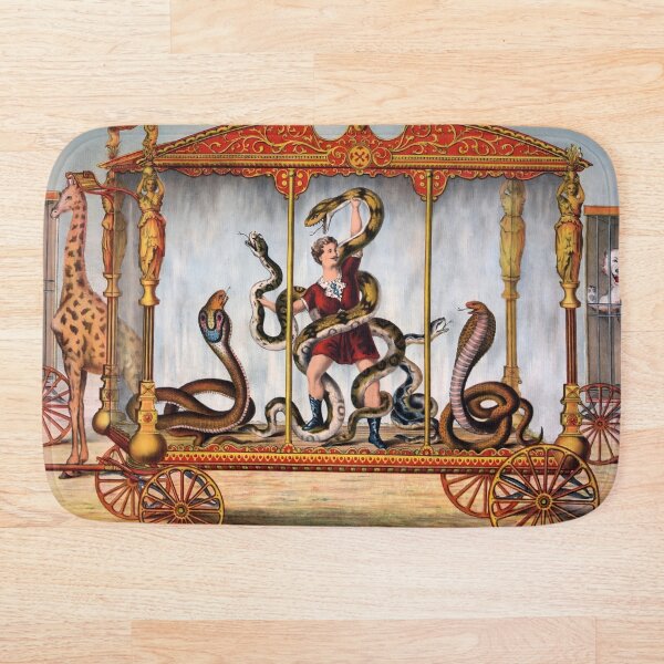 Item preview, Snake Man at the Circus Vintage designed and sold by ToadsWorkshop.