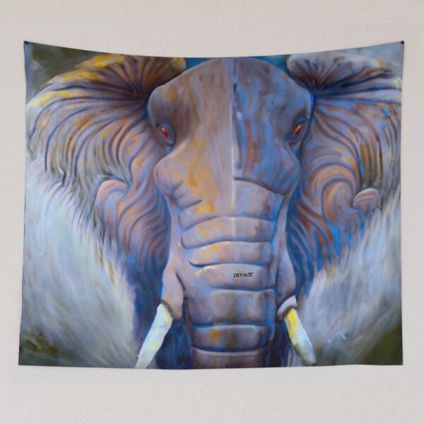Item preview, me Outsider Elephant Art - dePace' designed and sold by mrpropcake.
