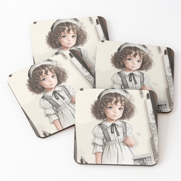 Item preview, Pencil sketch, little girl designed and sold by CatCoconut-Art.