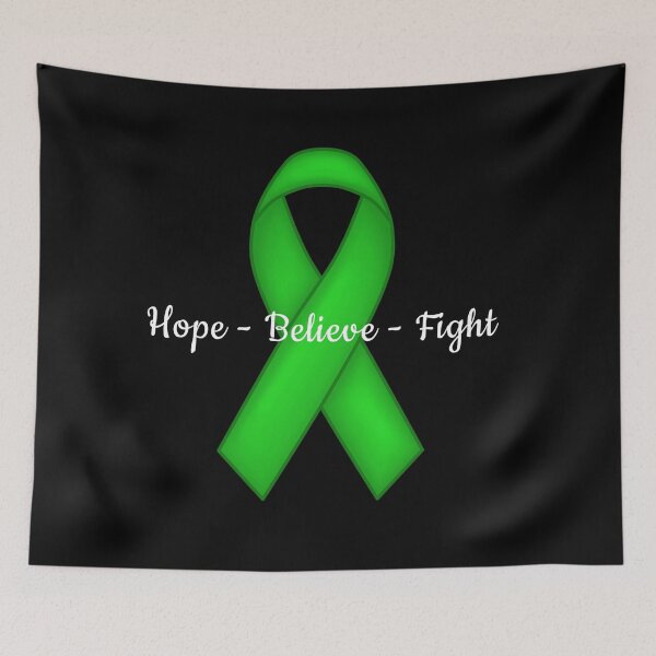 Item preview, Mental Health Awareness Ribbon Hope Believe Fight designed and sold by Color-Sparkle.