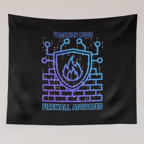 Item preview, IT's Vacation mode: Firewall activated designed and sold by HaileyLow.