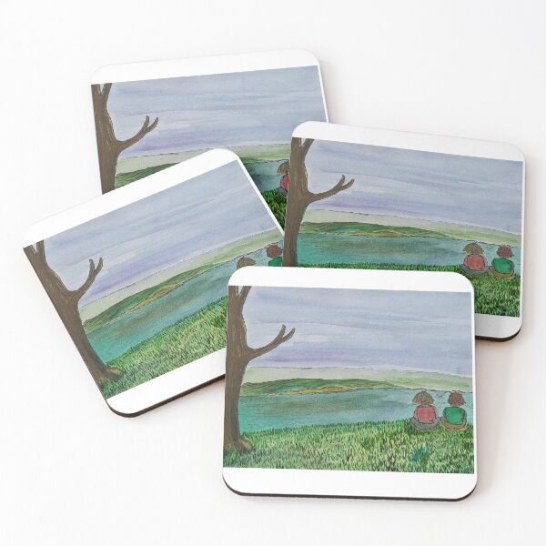 Item preview, Friends on a hill designed and sold by ArtbyMLou.