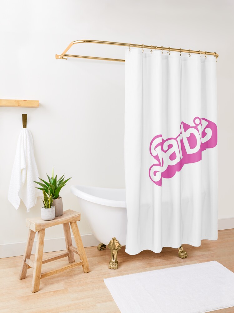Disover Barbie  Shower Curtain