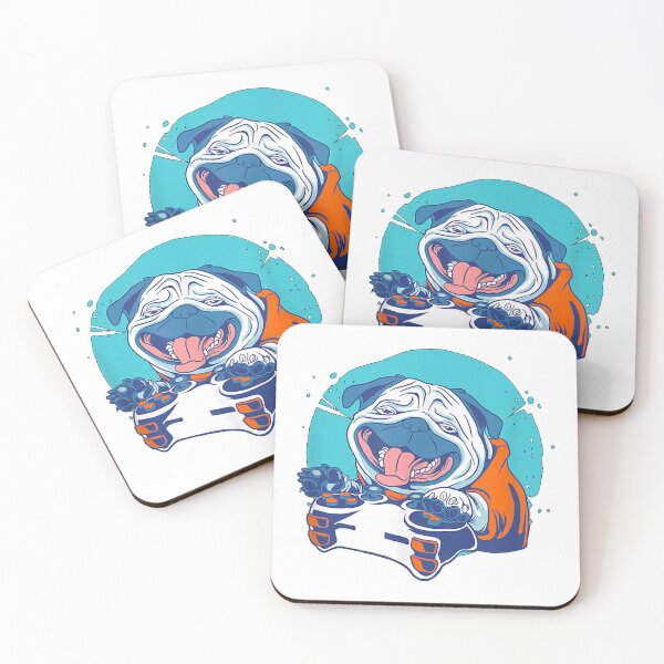 Item preview, Pug Gaming Funny Video Game Cute Dog Fun Graphic Gamer   designed and sold by HenrietteTillm.