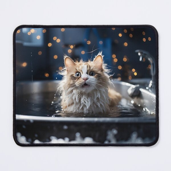 Item preview, Cat in a tub designed and sold by Nowshin Tasnim.