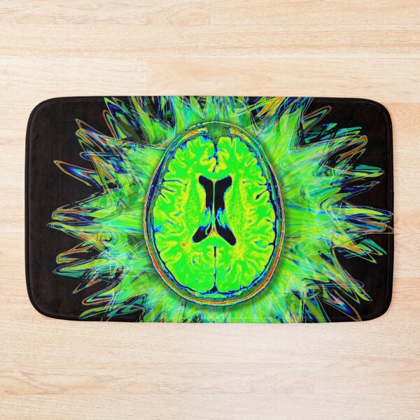 Item preview, Neon Green Brain Waves Abstract designed and sold by Mark Malinowski.