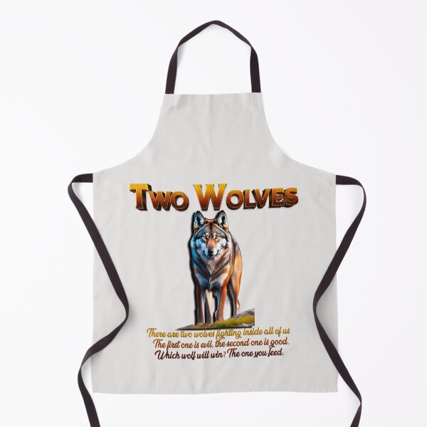 Item preview, Two Wolves Fighting v2 designed and sold by PosiPrints.