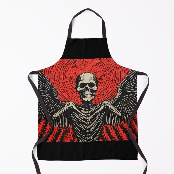 Item preview, Angel of Death - Linocut Art designed and sold by LampDigiArt.