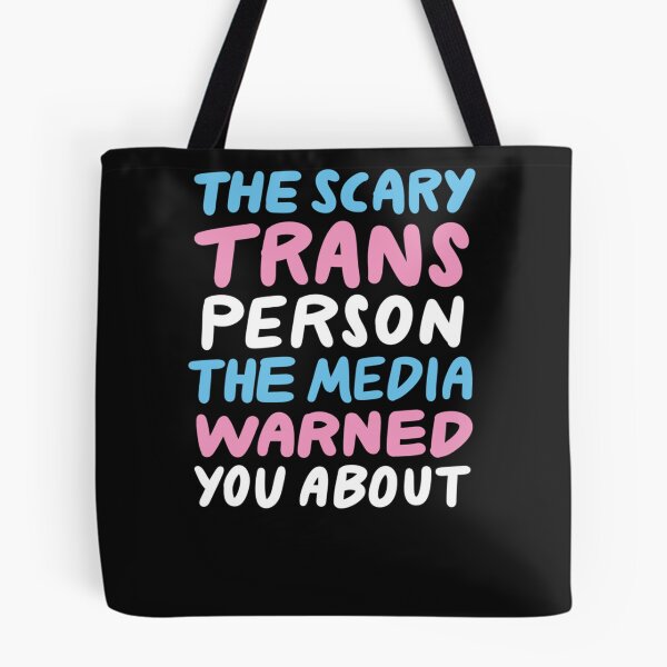Item preview, Scary Trans Person The Media Warned You About LGBT Pride Flag designed and sold by GerriStevens.