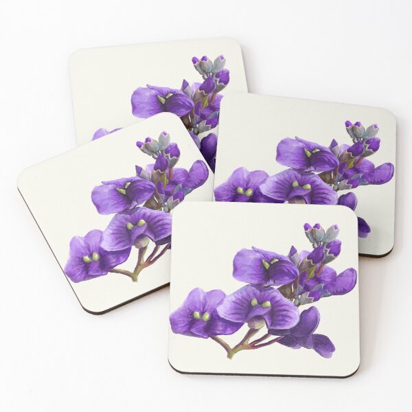 Item preview, Bloomin' Hardenbergia designed and sold by Whimsy Pose Illustrations.