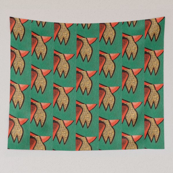 Item preview, REPTIL CIRQUE ON HESSIAN designed and sold by Claire Elsworth.