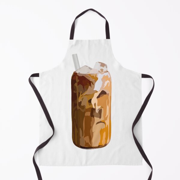 Item preview, Iced coffee in can glass with straw designed and sold by byalessiamariee.