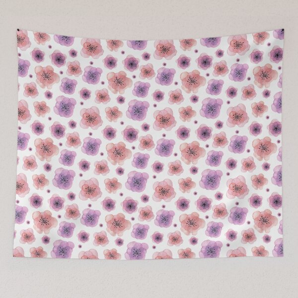 Item preview, Watercolor hand drawn seamless pattern with flowers designed and sold by Wedphoto.