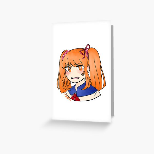 Yandere Simulator- Osana Najimi Greeting Card for Sale by Sparkese