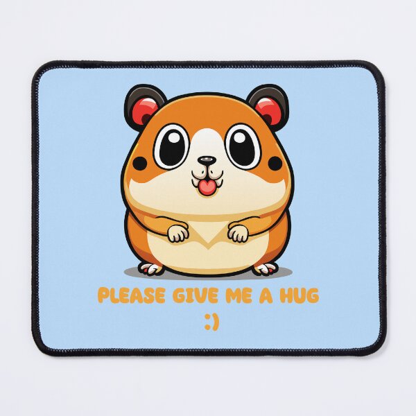 Item preview, cute colorful hamster in orange tones designed and sold by ARVM.