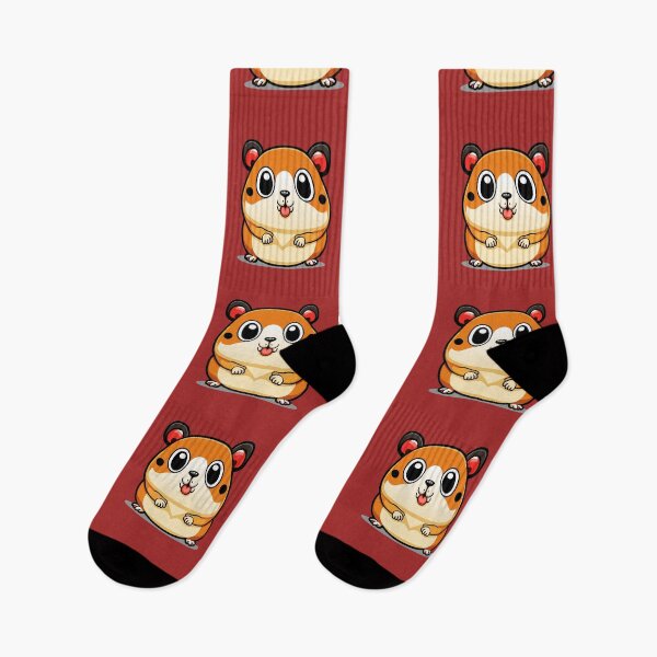 Item preview, cute colorful hamster in orange tones designed and sold by ARVM.