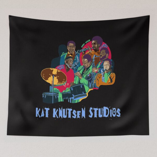 Item preview, mural de jazz designed and sold by CortnMarvin.
