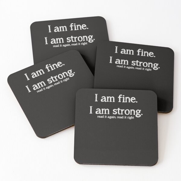 Item preview, I Am Fine. I Am Strong Premium  designed and sold by SeymoProve.