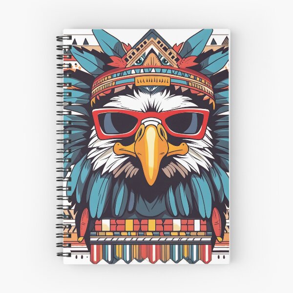 Item preview, Funky Aztec History Eagle Warrior with Sunglasses | Aztec designed and sold by SafiannaSpace.