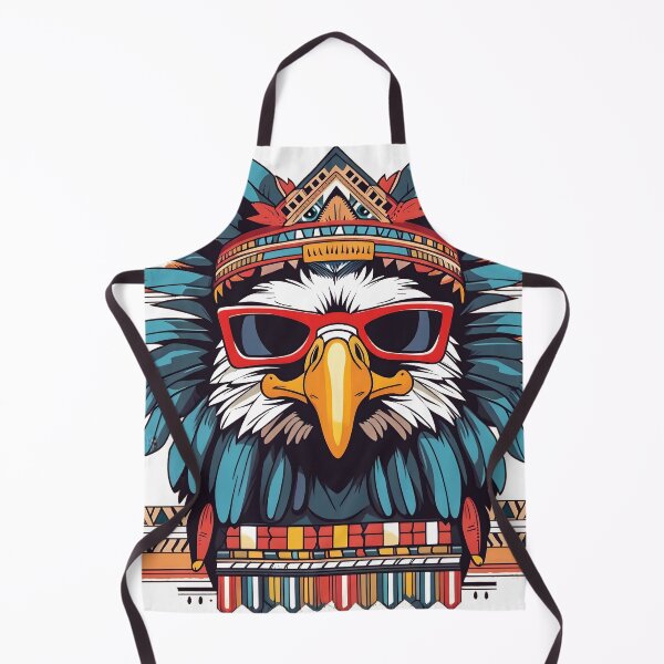Item preview, Funky Aztec History Eagle Warrior with Sunglasses | Aztec designed and sold by SafiannaSpace.