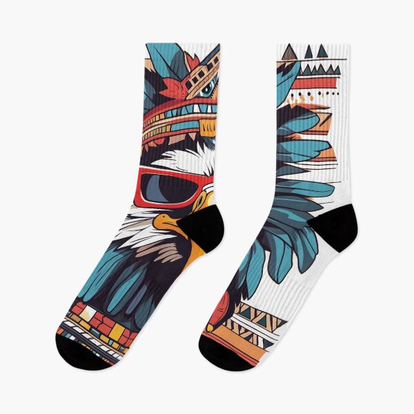 Item preview, Funky Aztec History Eagle Warrior with Sunglasses | Aztec designed and sold by SafiannaSpace.