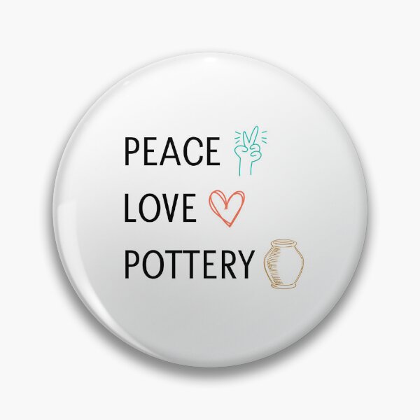 Item preview, Peace Love Pottery designed and sold by Stacie Forest.