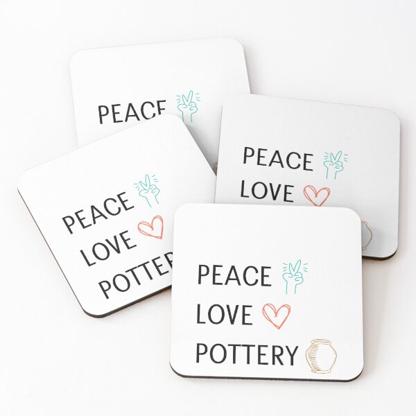 Item preview, Peace Love Pottery designed and sold by Stacie Forest.