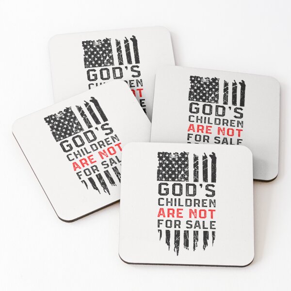 Item preview, God's Children Are Not For Sale US American Flag  designed and sold by SeymoProve.