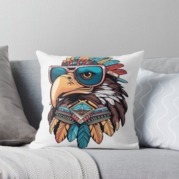 Item preview, Eagle Shades - Funky Aztec Eagle with Sunglasses | Aztec designed and sold by SafiannaSpace.