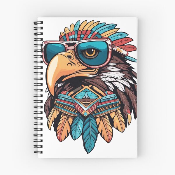 Item preview, Eagle Shades - Funky Aztec Eagle with Sunglasses | Aztec designed and sold by SafiannaSpace.