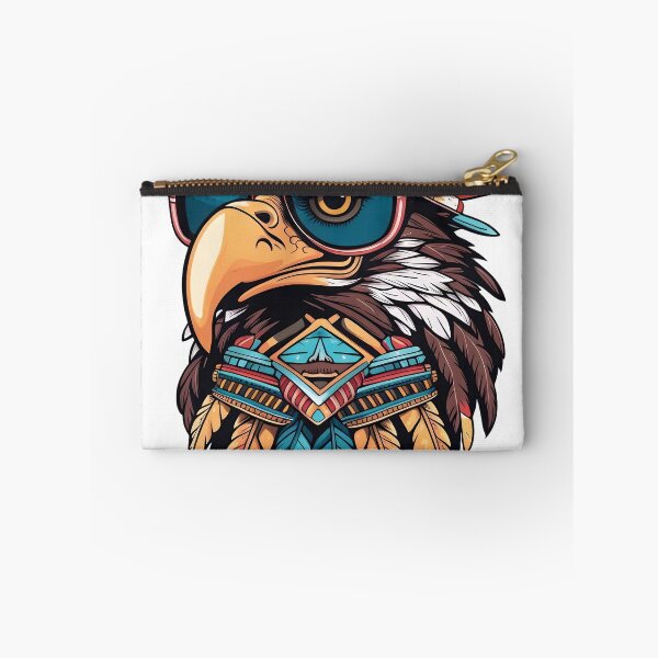 Item preview, Eagle Shades - Funky Aztec Eagle with Sunglasses | Aztec designed and sold by SafiannaSpace.