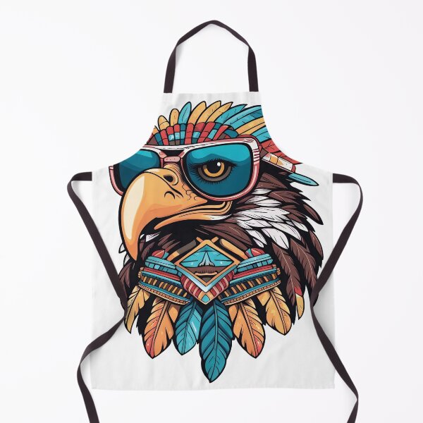 Item preview, Eagle Shades - Funky Aztec Eagle with Sunglasses | Aztec designed and sold by SafiannaSpace.