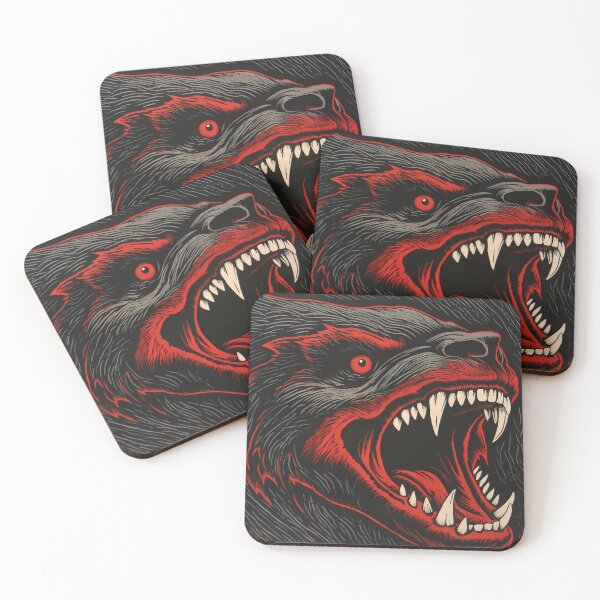 Item preview, The Beast - Linocut Art designed and sold by LampDigiArt.