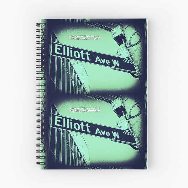 Item preview, Elliott Avenue West, SEA WATER, Seattle, WA by Mistah Wilson designed and sold by The Street Sign Store.