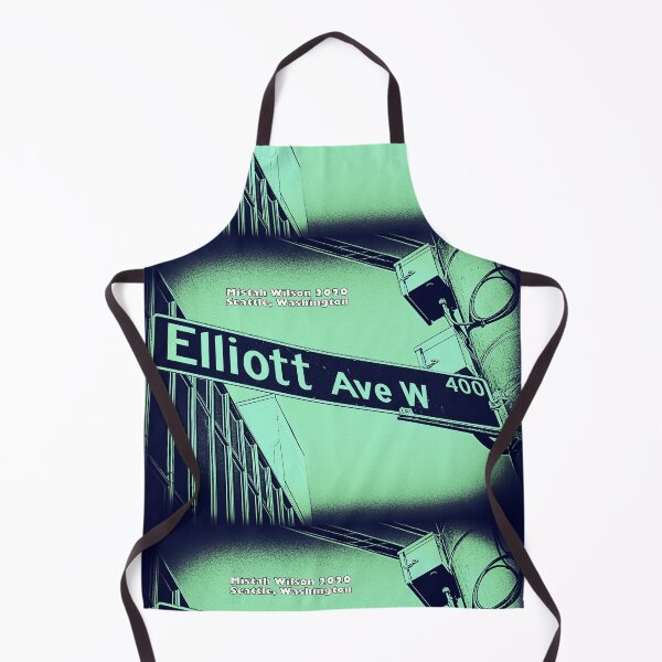 Artikelvorschau, Elliott Avenue West, MEERWASSER, Seattle, WA von Mistah Wilson entworfen und verkauft von The Street Sign Store.