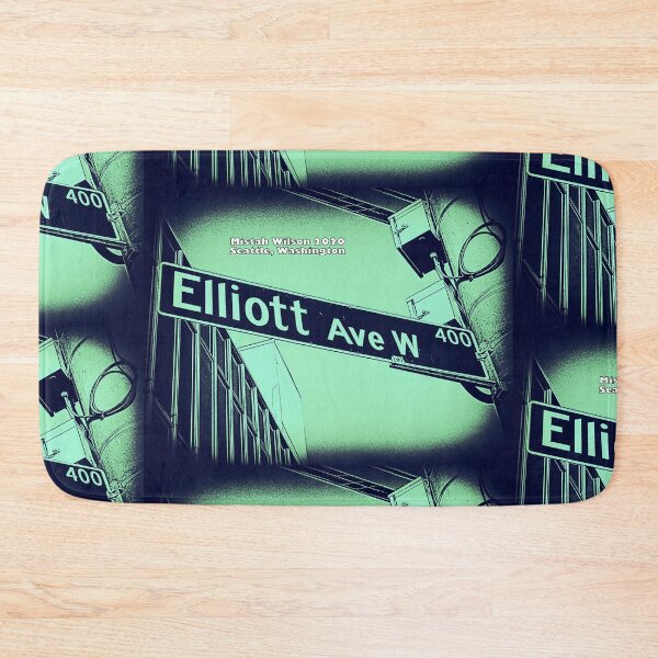 Item preview, Elliott Avenue West, SEA WATER, Seattle, WA by Mistah Wilson designed and sold by The Street Sign Store.