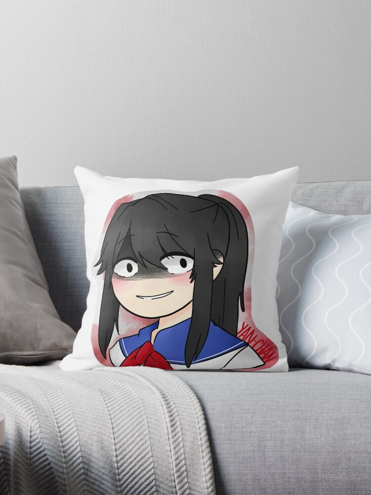 Cojín «Yandere-chan de Yandere Simulator» de sugarpow | Redbubble