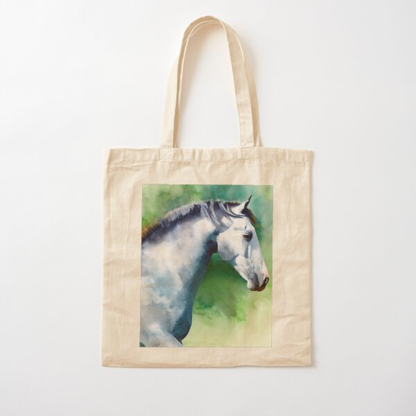 Aperçu de l'œuvre Cheval andalou aquarelle créée et vendue par JohnsonGallery.
