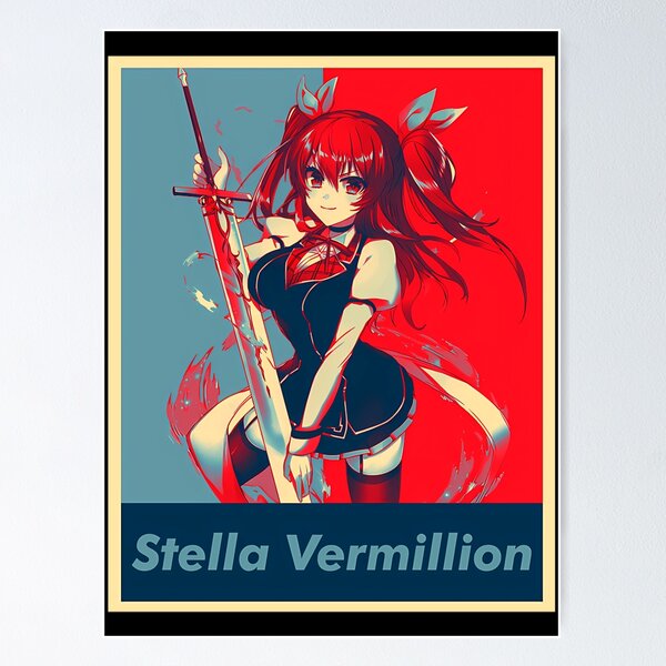 Print Scroll Rakudai Kishi No Cavalry Poster Wall Picture Stella Vermillion  Canvas Kurogane Shizuku Hanging Painting Home Decor - Painting &  Calligraphy - AliExpress