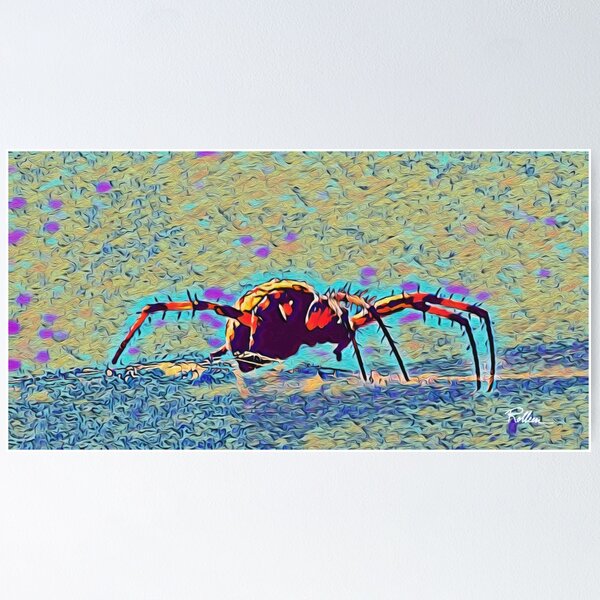 Item preview, CREEPY SPIDER designed and sold by ArtbyRolleen.